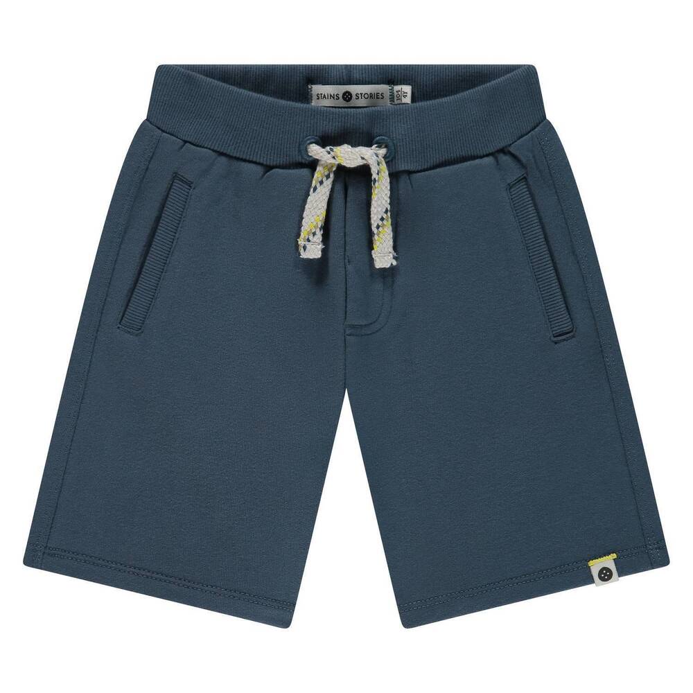 NEW STAINS & STORIES boy's pull-on sweatshorts in water